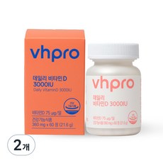 Vitamin House 維他命D 3000IU錠, 60顆, 2罐