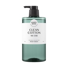 HAPPY BATH Original系列 保濕香氛沐浴露 No.358 Clean Cotton, 910g, 1瓶