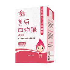 李時珍 美妍四物鐵精華飲, 35ml, 12包, 2盒