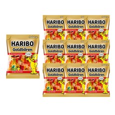 HARIBO 哈瑞寶 小熊QQ水果軟糖, 100g, 10個