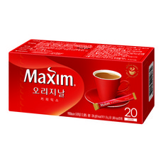 Maxim 麥心 原味即溶咖啡, 11.8g, 20條, 1盒