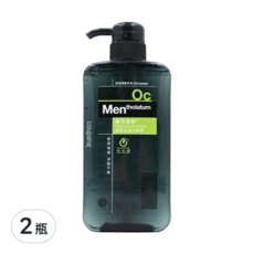 MENTHOLATUM 曼秀雷敦 男士健髮去油洗髮精, 550ml, 2瓶