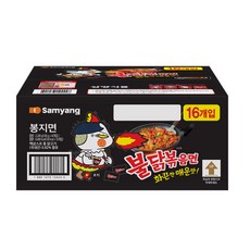 SAMYANG 三養 火辣雞肉風味鐵板炒麵, 16包