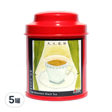 無藏茗茶 阿里山故事茶 高山紅茶 小茶罐, 18g, 5罐