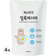 MyBEE 孩童衣物去污噴霧補充包, 300ml, 4個