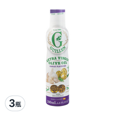 GUILLEN 特級初榨蒜味橄欖油 噴霧式, 200ml, 3瓶