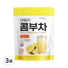 Danongwon 乳酸菌康普茶沖泡飲 檸檬, 5g, 20條, 3袋