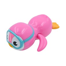 munchkin 滿趣健 游泳企鵝洗澡玩具, 粉色, 1個