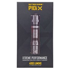 NITECORE 奈特科爾 P10iX 4000流明 一鍵爆閃戰術 強光手電筒 防水 21700 USB-C, 1個