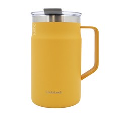 LocknLock 樂扣樂扣 都會馬克咖啡杯, 黃色, 600ml, 1個