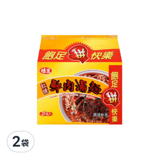 味王 紅燒牛肉湯麵 83g, 10包