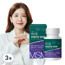 InnerSet MSM&N-乙醯葡糖胺&維他命D錠 72g, 60顆, 3個