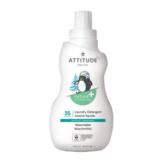 ATTITUDE 艾特優 嬰幼兒洗衣精 梨花蜜, 1.05L, 1瓶