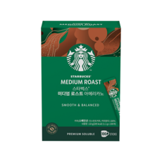 STARBUCKS 星巴克 中度烘焙美式即溶咖啡粉, 1.1g, 100條, 1盒