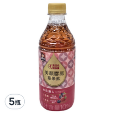 QUAKER 桂格 美顏膠原莓果飲, 450ml, 5瓶