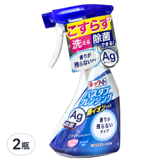 LION 獅王 LOOK PLUS 浴室用噴霧洗劑 銀離子強化版 無香, 500ml, 2瓶