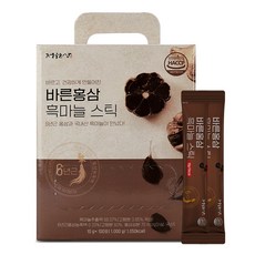 Jungwonsam 6年根紅蔘黑蒜飲隨身包, 1盒, 10克, 1kg