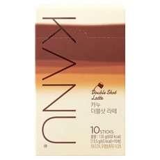 Maxim 麥心 KANU 漸層奶香雙拿鐵咖啡, 13.5g, 10條, 1盒