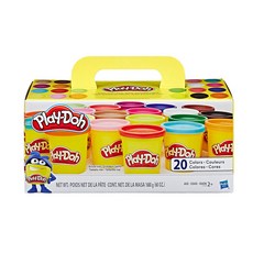 Play-Doh 培樂多 經典彩色黏土 20入, 隨機出貨, 84g