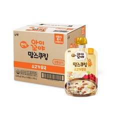 Namyang 南陽乳業 即食副食品隨身包 9個月以上適用, 牛肉蘿蔔湯口味, 100g, 10包