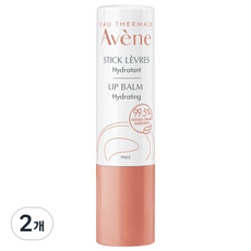 Avene 雅漾 冷霜保濕潤唇膏, 透明, 2支, 4g