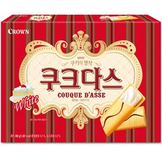 CROWN 皇冠 法式薄燒夾心餅乾 牛奶口味, 289g, 1盒