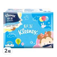 Kleenex 舒潔 迪士尼雲朵系列 旅行包超柔面紙 款式隨機 70張, 4包, 2組