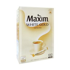 Maxim 麥心 白金經典三合一咖啡 牛奶風味, 11.7g, 100條, 1盒