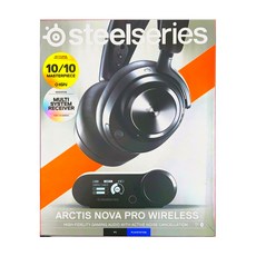 steelseries 賽睿 無線電競耳機麥克風, Arctis Nova Pro, 黑色