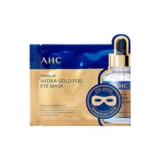 AHC 玻尿酸水潤緊緻金箔眼膜, 5入, 1盒