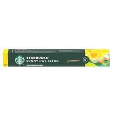 STARBUCKS 星巴克 Sunny Day Blend 膠囊咖啡 Nespresso咖啡機適用, 5.6g, 10顆, 1盒