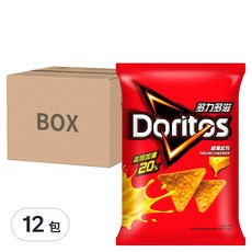 Doritos 多力多滋 玉米片 超濃起司, 48g, 12包