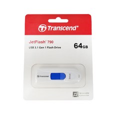 Transcend 創見 JetFlash 790 隨身碟, 64GB, 1個