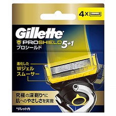 Gillette 吉列 Proshield鋒護系列 刮鬍刀頭, 4入, 1組