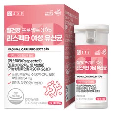 鍾根堂 女性私密處健康計劃 365 Respecta 乳酸菌 51g, 30顆, 1罐