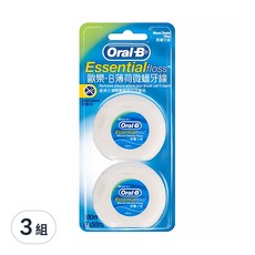Oral-B 歐樂B 薄荷微蠟牙線 50m, 2入, 3組