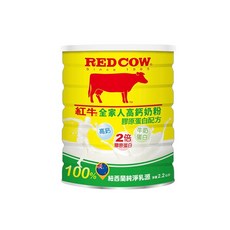 RED COW 紅牛全家人高鈣奶粉 膠原蛋白配方, 2.2kg, 1罐