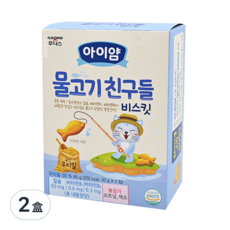 Ildong 日東 小魚造型餅乾 1歲以上 2包入, 60g, 2盒