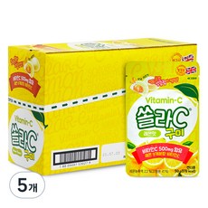 SOLAR-C 維他命C軟糖 檸檬口味 8包入, 400g, 5盒