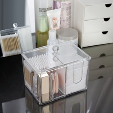 Vitahalo 化妝棉透明盒, 1個, 透明