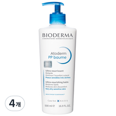 BIODERMA Atoderm PP Balm 全身高保濕霜, 500ml, 4個