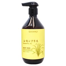 OUR FAMILY 一家人 益生菌 檸檬草療癒煥新沐浴, 500ml, 1瓶