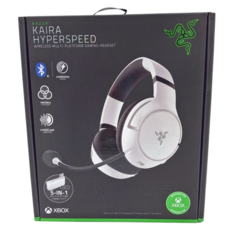 RAZER 雷蛇 Kaira HyperSpeed 頭戴無線雙模電競耳機 Xbox Licensed, 白色