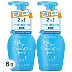 SENKA 專科 超微米洗卸兩用潔淨慕絲, 150ml, 6瓶