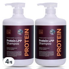 PARKJUN BEAUTY LAB 蛋白質LPP無矽靈洗髮精, 1000ml, 4瓶