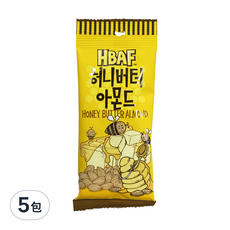 HBAF 杏仁果 蜂蜜奶油, 30g, 5包