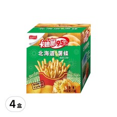 Cadina 卡迪那 95度c鮮脆薯條 海苔口味 5入, 90g, 4盒