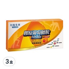 TAIYEN 台塩生技 膠原葡萄糖胺MSM飲 24g, 16入, 3盒