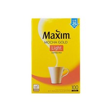 Maxim 麥心 摩卡減糖經典三合一咖啡, 11.8g, 100條, 1盒