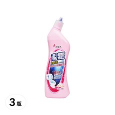 潔霜 免刷洗馬桶清潔劑 百花清香, 500ml, 3瓶